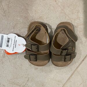 Size 2 two buckle sandal